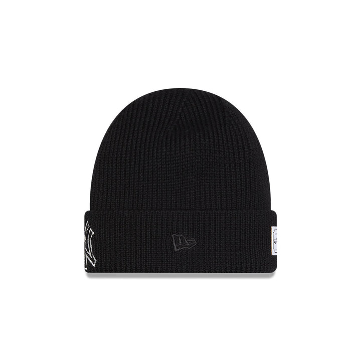 New Era หมวกรุ่น Alpha Industrial X Mlb New York Yankees Black Beanie Cap