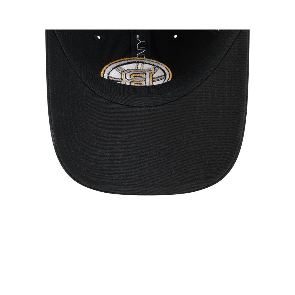 New Era หมวกรุ่น BOSTON BRUINS BLACK WASHED PACK BLACK 9TWENTY CAP