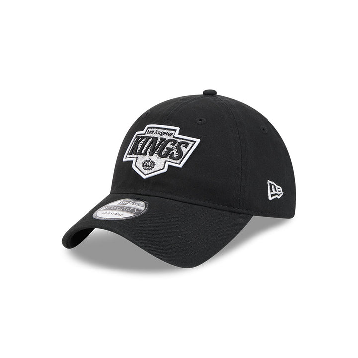 New Era หมวกรุ่น LOS ANGELES KINGS BLACK WASHED PACK BLACK 9TWENTY CAP