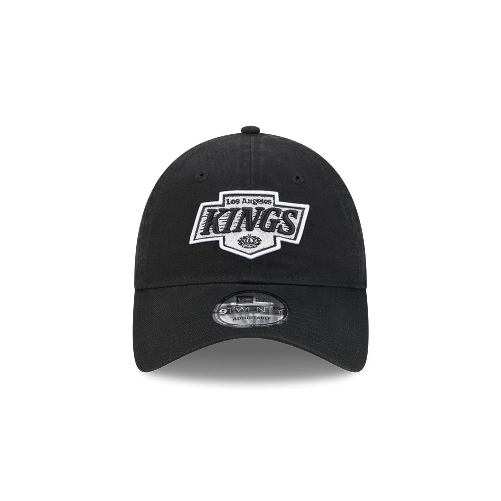 New Era หมวกรุ่น LOS ANGELES KINGS BLACK WASHED PACK BLACK 9TWENTY CAP