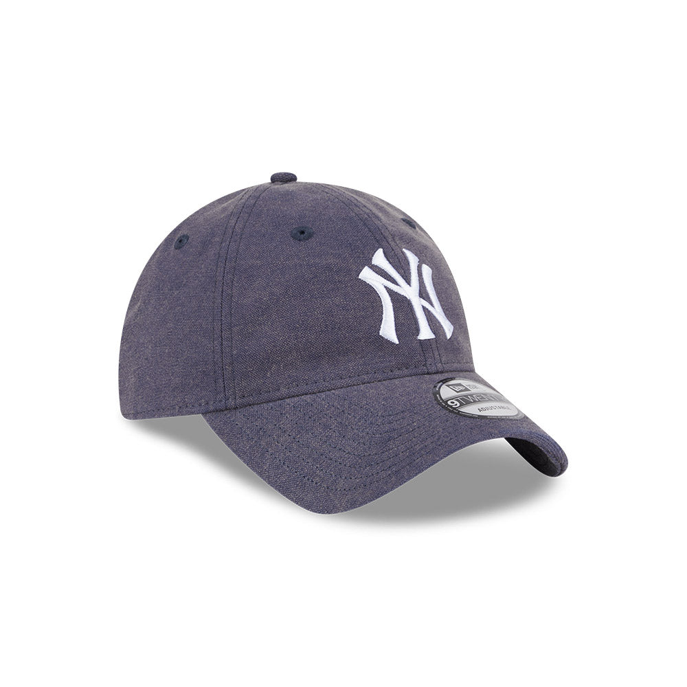 หมวกแก๊ป New Era รุ่น New York Yankees Vintage Canvas Wash Oceanside Blue 9Twenty Cap