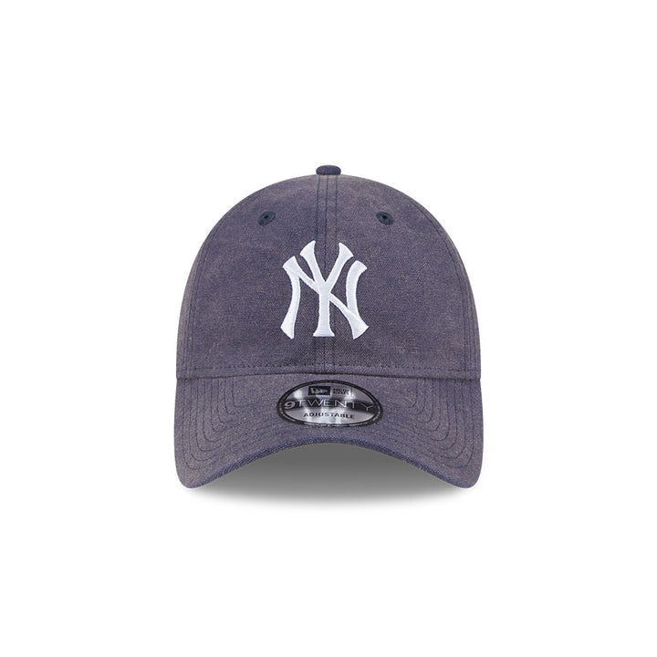หมวกแก๊ป New Era รุ่น New York Yankees Vintage Canvas Wash Oceanside Blue 9Twenty Cap