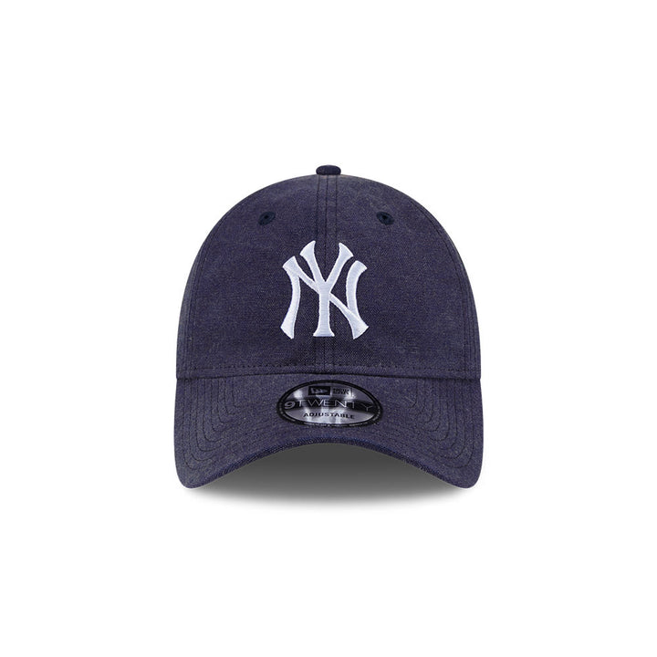 หมวกแก๊ป New Era รุ่น New York Yankees Vintage Canvas Wash Oceanside Blue 9Twenty Cap