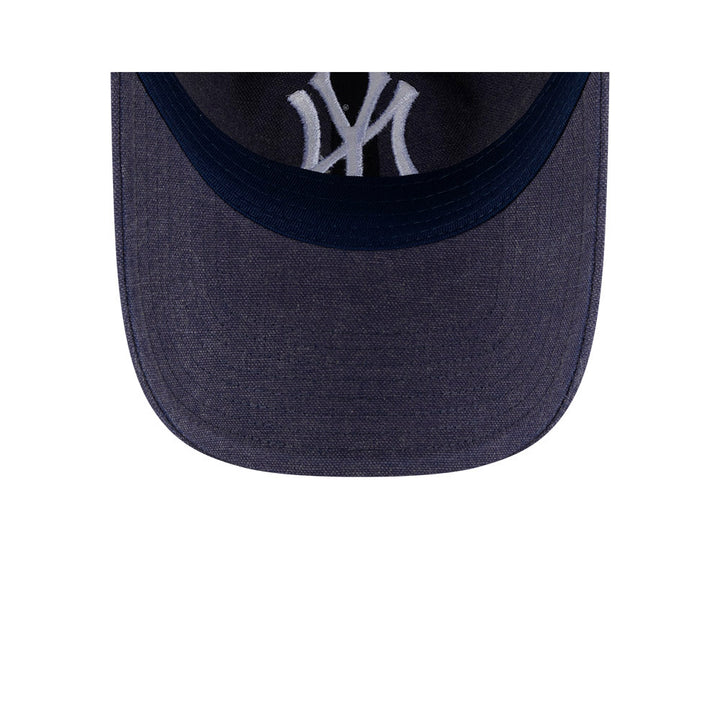 หมวกแก๊ป New Era รุ่น New York Yankees Vintage Canvas Wash Oceanside Blue 9Twenty Cap
