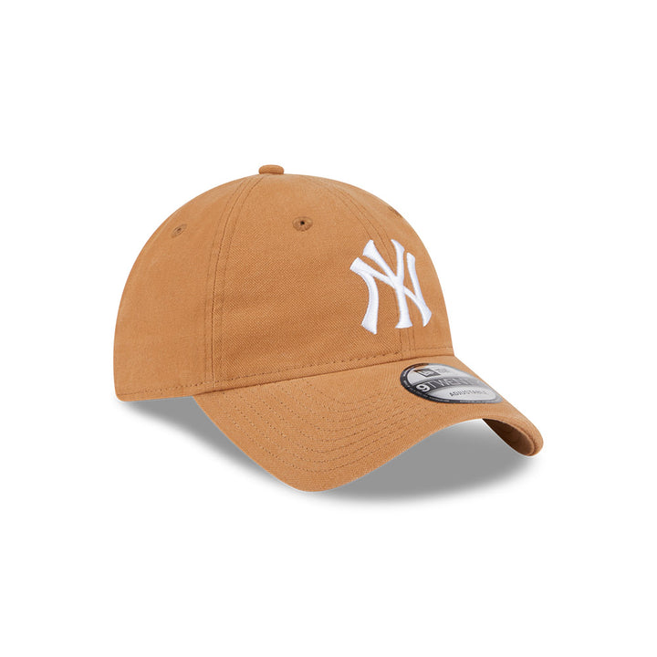 หมวกแก๊ป New Era รุ่น New York Yankees Vintage Canvas Wash Light Bronze 9Twenty Cap