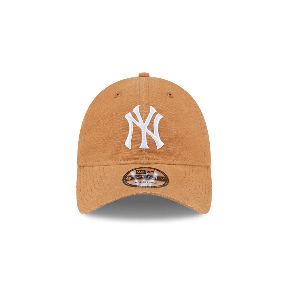 หมวกแก๊ป New Era รุ่น New York Yankees Vintage Canvas Wash Light Bronze 9Twenty Cap