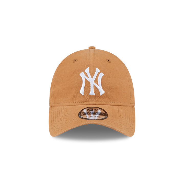 หมวกแก๊ป New Era รุ่น New York Yankees Vintage Canvas Wash Light Bronze 9Twenty Cap