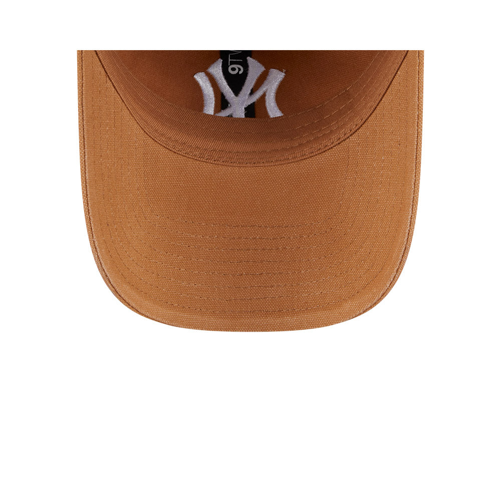 หมวกแก๊ป New Era รุ่น New York Yankees Vintage Canvas Wash Light Bronze 9Twenty Cap
