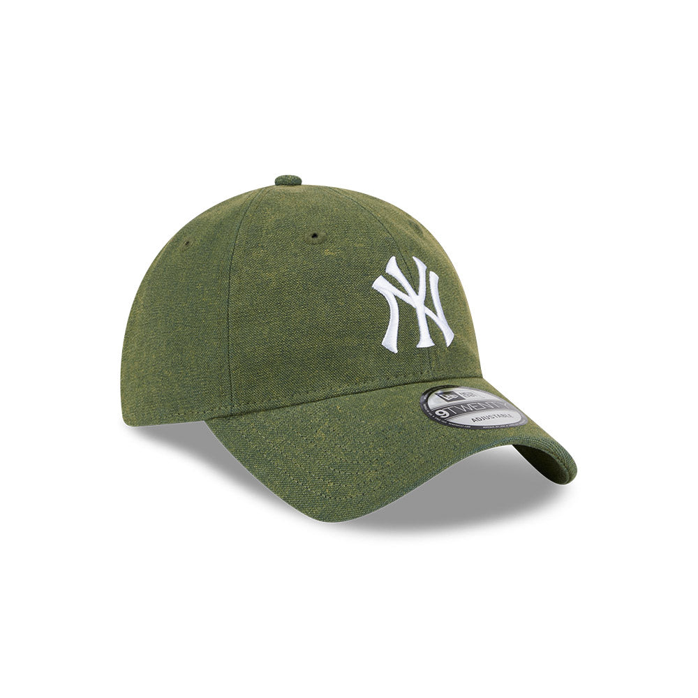 หมวกแก๊ป New Era รุ่น New York Yankees Vintage Canvas Wash Dark Green 9Twenty Cap