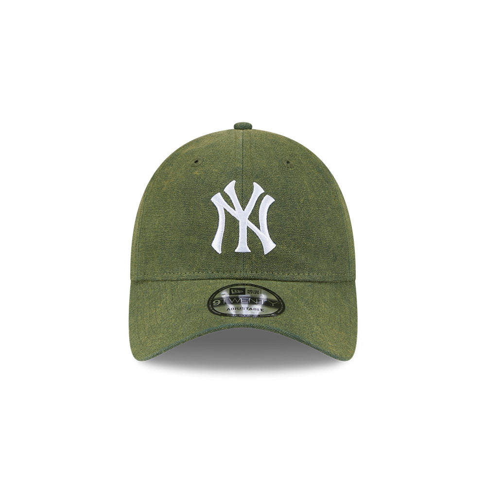หมวกแก๊ป New Era รุ่น New York Yankees Vintage Canvas Wash Dark Green 9Twenty Cap