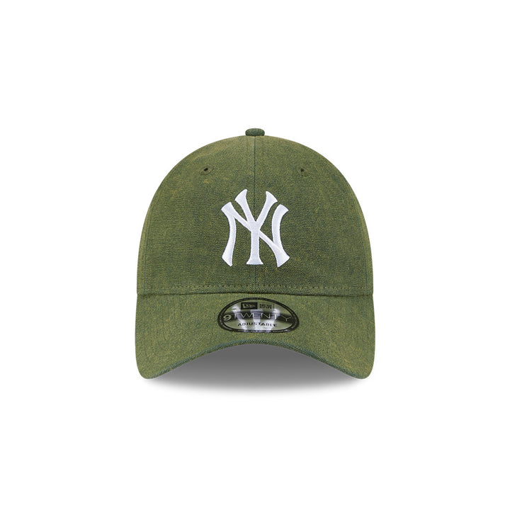 หมวกแก๊ป New Era รุ่น New York Yankees Vintage Canvas Wash Dark Green 9Twenty Cap