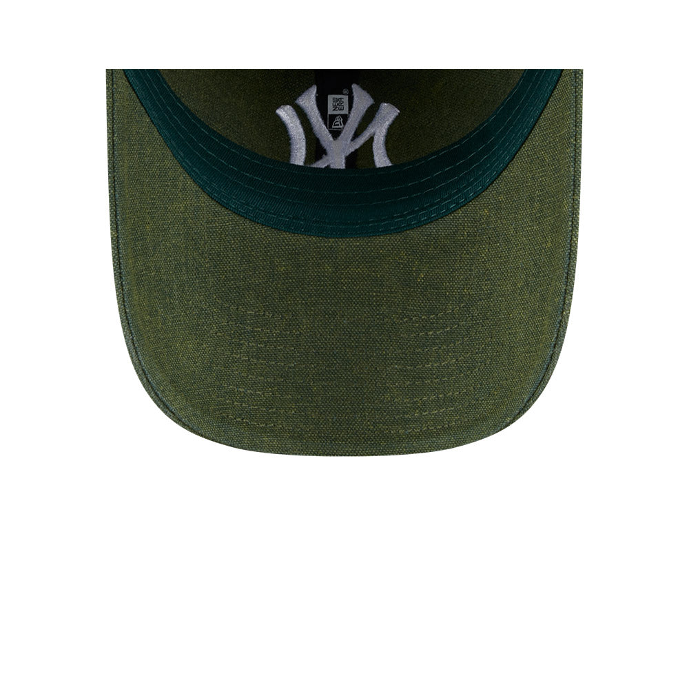 หมวกแก๊ป New Era รุ่น New York Yankees Vintage Canvas Wash Dark Green 9Twenty Cap