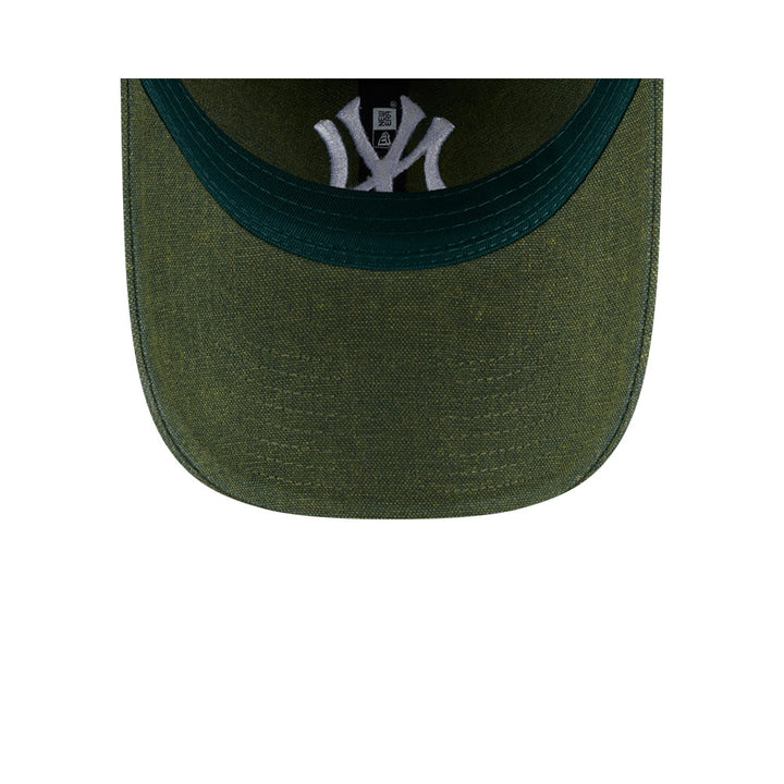 หมวกแก๊ป New Era รุ่น New York Yankees Vintage Canvas Wash Dark Green 9Twenty Cap