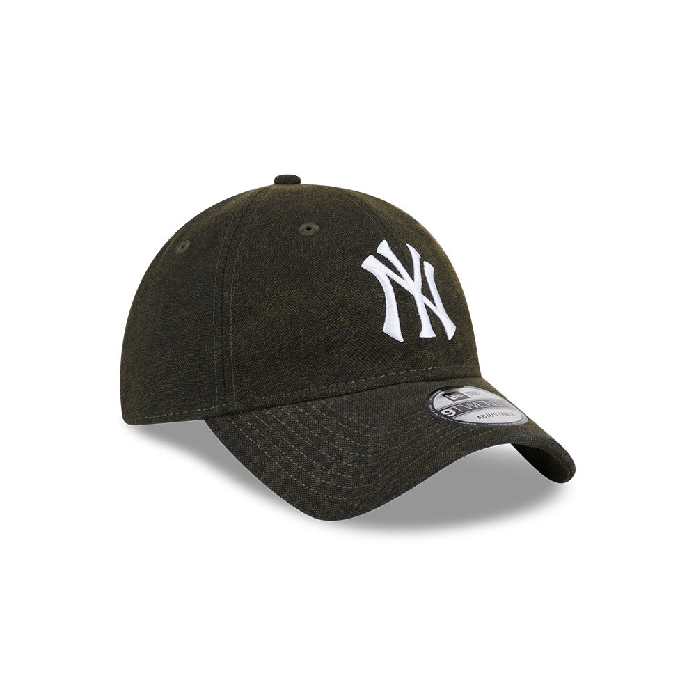 หมวกแก๊ป New Era รุ่น New York Yankees Vintage Canvas Wash Black 9Twenty Cap
