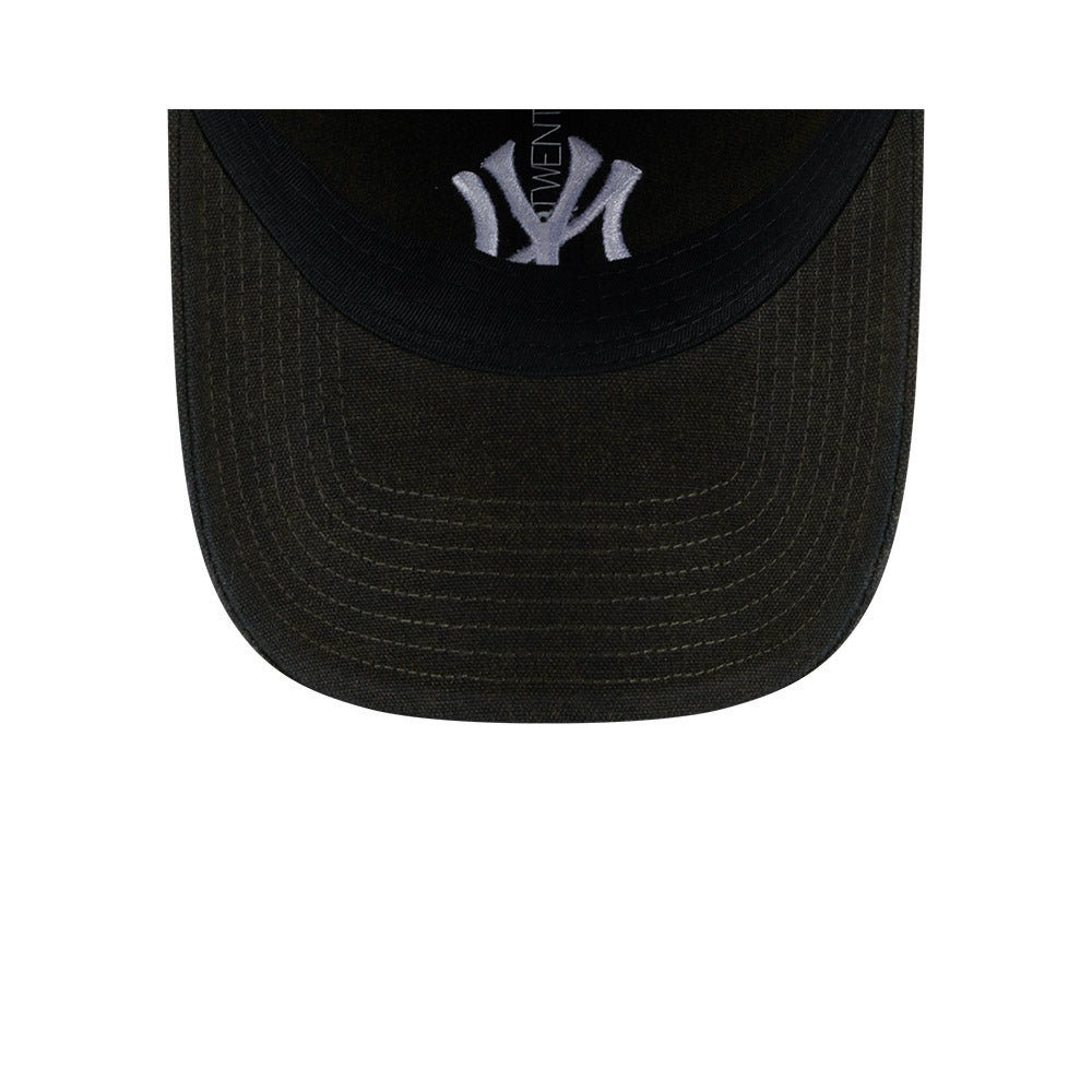 หมวกแก๊ป New Era รุ่น New York Yankees Vintage Canvas Wash Black 9Twenty Cap