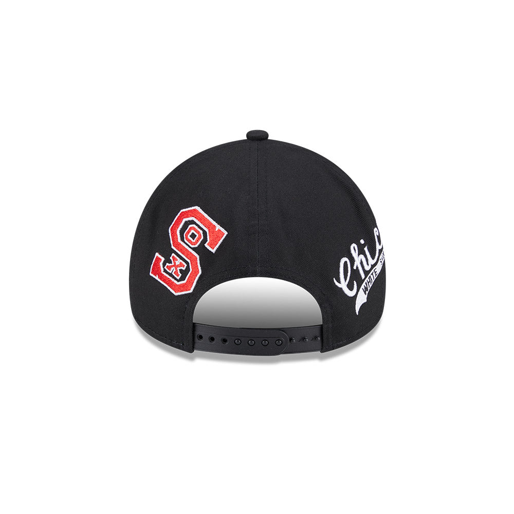 New Era หมวกรุ่น CHICAGO WHITE SOX MLB ALL OVER BLACK 9FORTY AF CAP