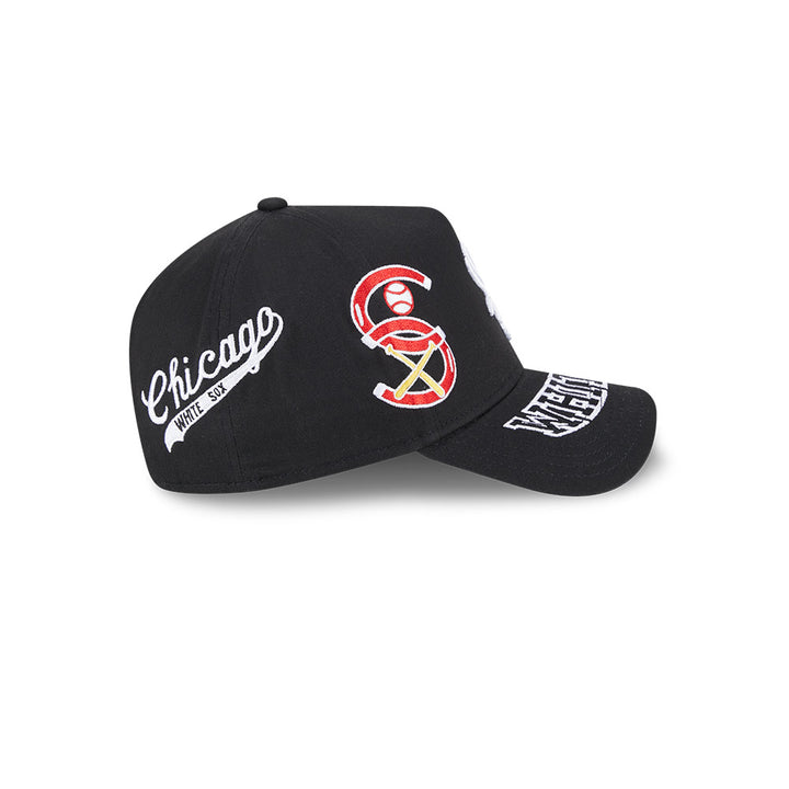 New Era หมวกรุ่น CHICAGO WHITE SOX MLB ALL OVER BLACK 9FORTY AF CAP