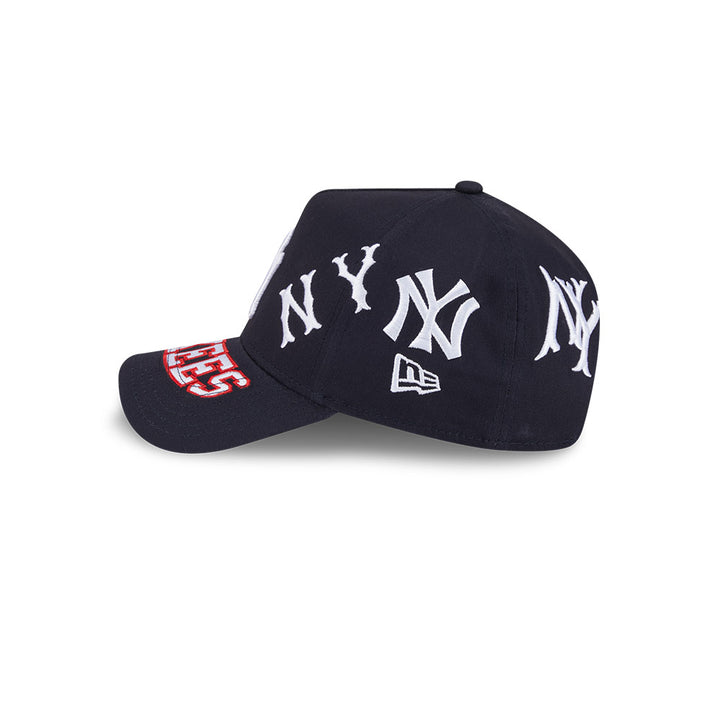 New Era หมวกรุ่น NEW YORK YANKEES MLB ALL OVER NAVY 9FORTY AF CAP