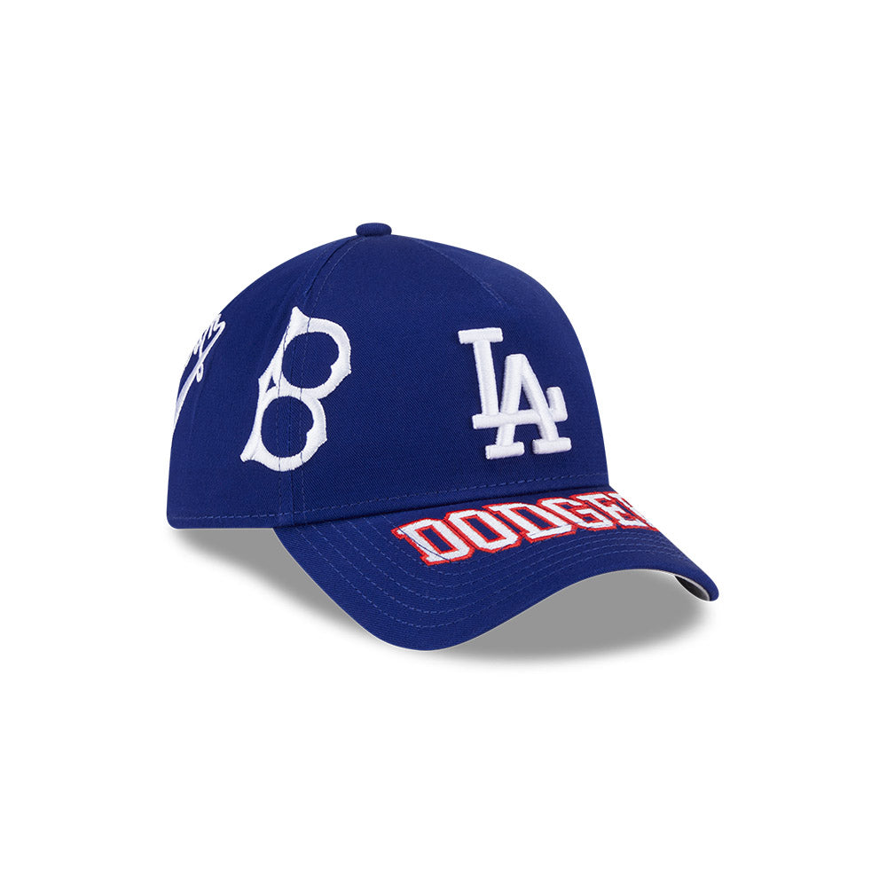 New Era หมวกรุ่น LOS ANGELES DODGERS MLB ALL OVER DARK ROYAL 9FORTY AF CAP