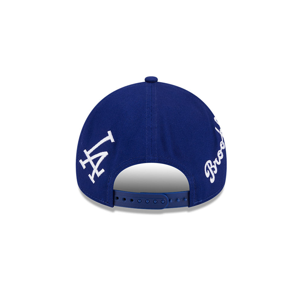 New Era หมวกรุ่น LOS ANGELES DODGERS MLB ALL OVER DARK ROYAL 9FORTY AF CAP