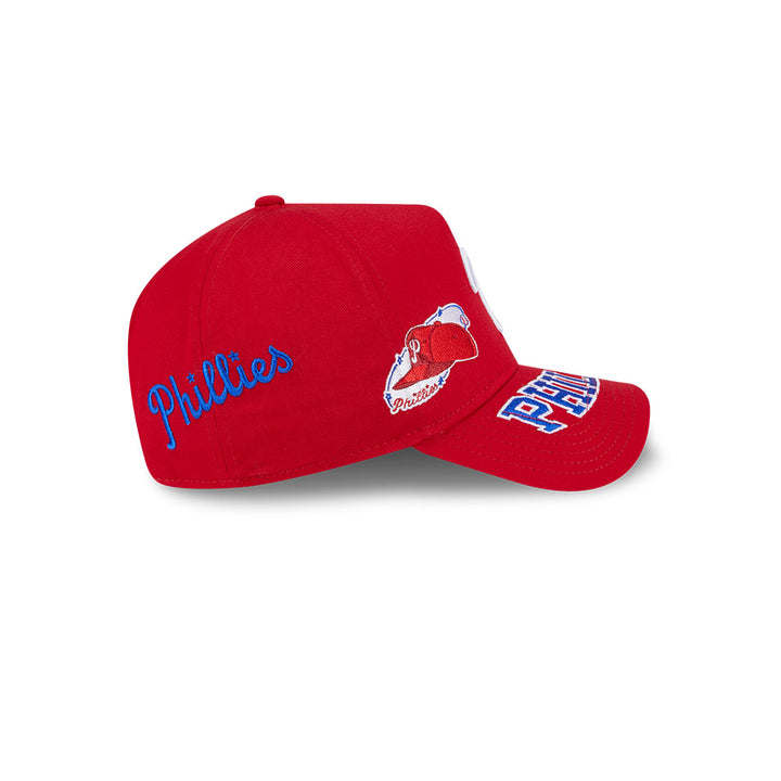 New Era หมวกรุ่น PHILADELPHIA PHILLIES MLB ALL OVER SCARLET 9FORTY AF CAP