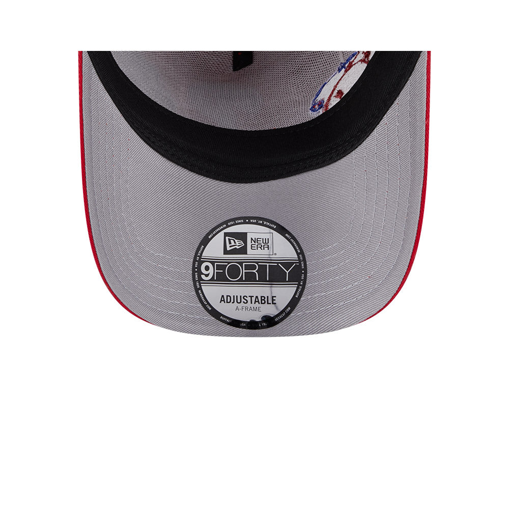 New Era หมวกรุ่น PHILADELPHIA PHILLIES MLB ALL OVER SCARLET 9FORTY AF CAP