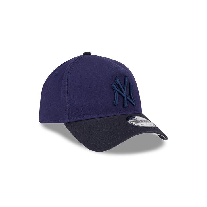 New Era หมวกรุ่น NEW YORK YANKEES SHADE WASH 2-TONE NAVY VISOR LIGHT NAVY 9FORTY AF CAP
