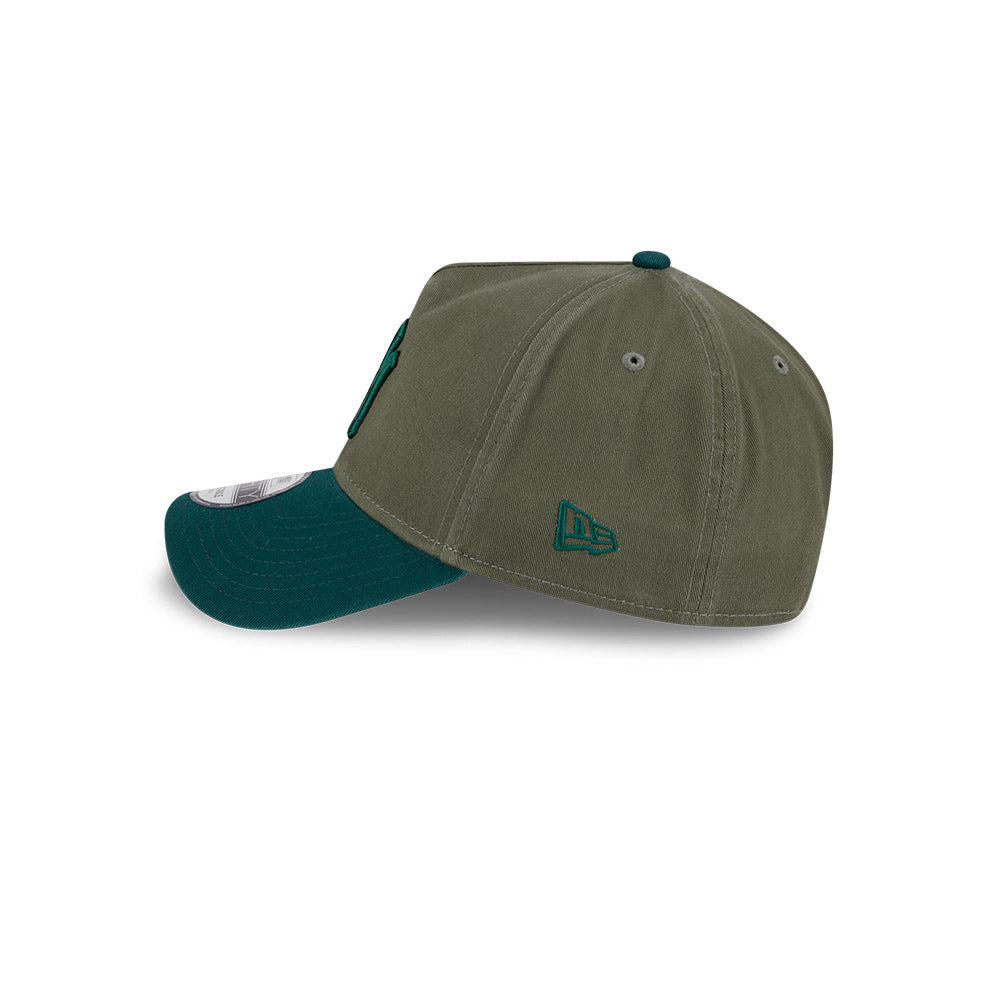 New Era หมวกรุ่น NEW YORK YANKEES SHADE WASH 2-TONE DARK GREEN VISOR NEW OLIVE 9FORTY AF CAP