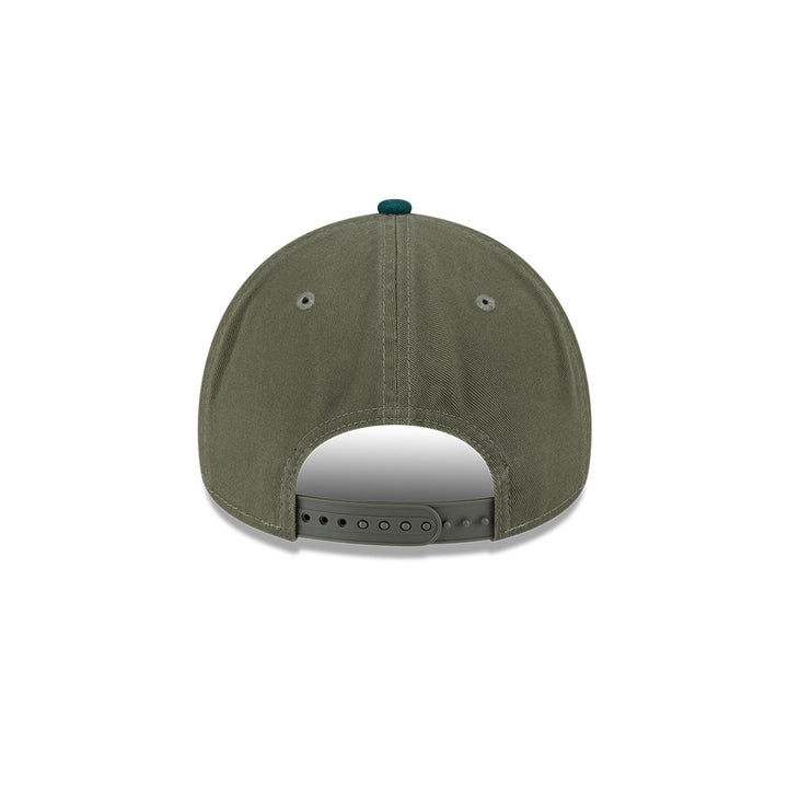 New Era หมวกรุ่น NEW YORK YANKEES SHADE WASH 2-TONE DARK GREEN VISOR NEW OLIVE 9FORTY AF CAP