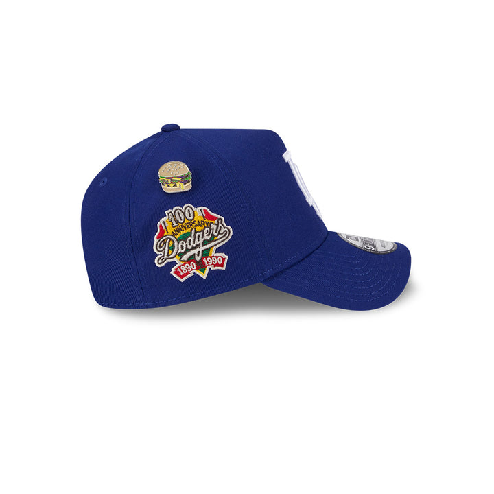 New Era หมวกรุ่น LOS ANGELES DODGERS COOPERSTOWN LOCAL DISHES DARK ROYAL 9FORTY AF CAP