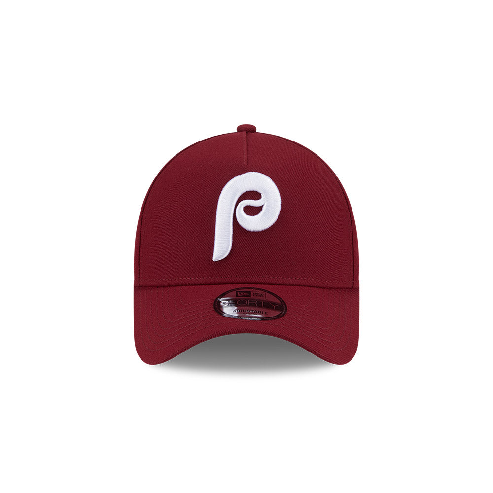 New Era หมวกรุ่น PHILADELPHIA PHILLIES COOPERSTOWN LOCAL DISHES CARDINAL RED 9FORTY AF CAP
