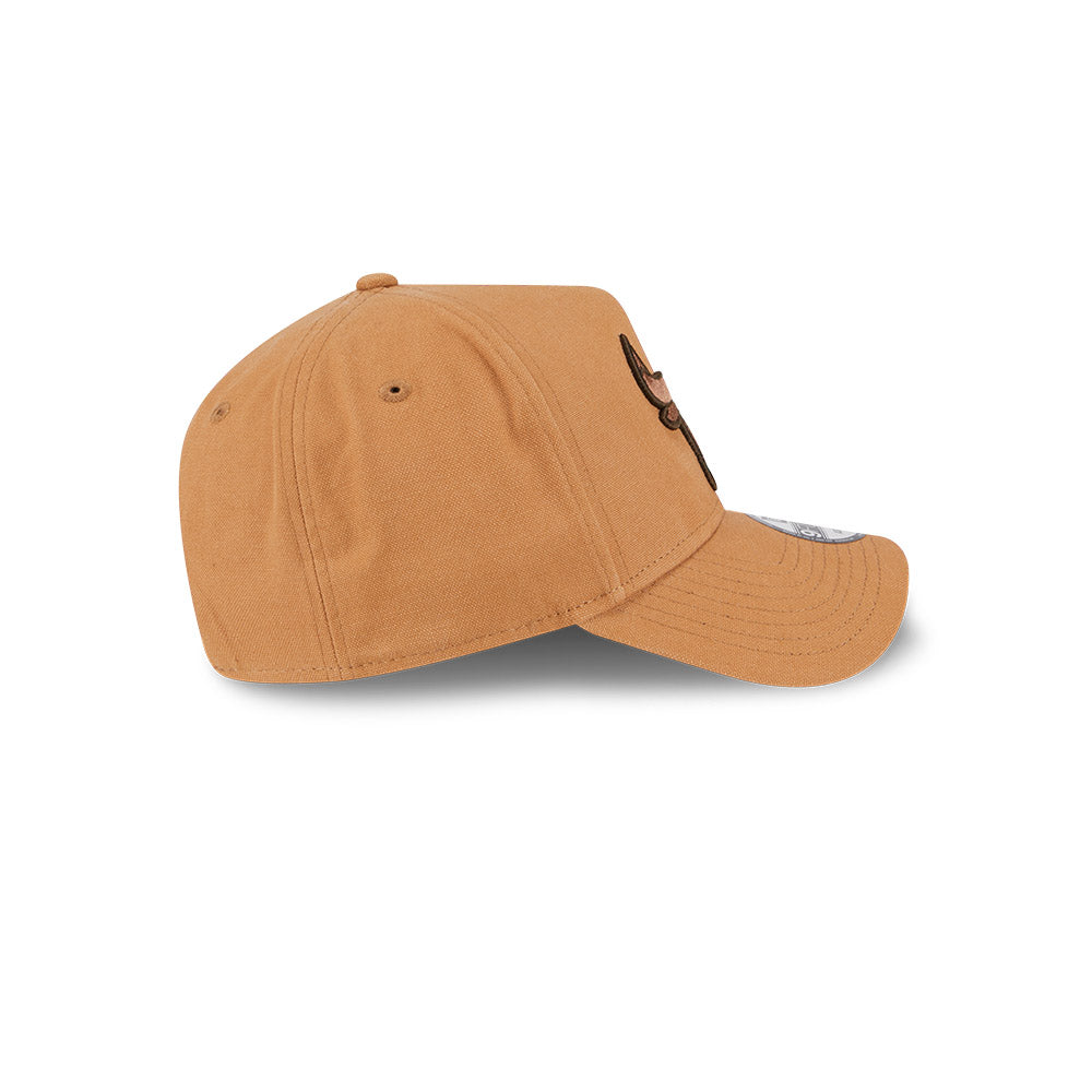 New Era หมวกรุ่น CHICAGO BULLS WASHED CANVAS LIGHT BRONZE 9FORTY AF CAP