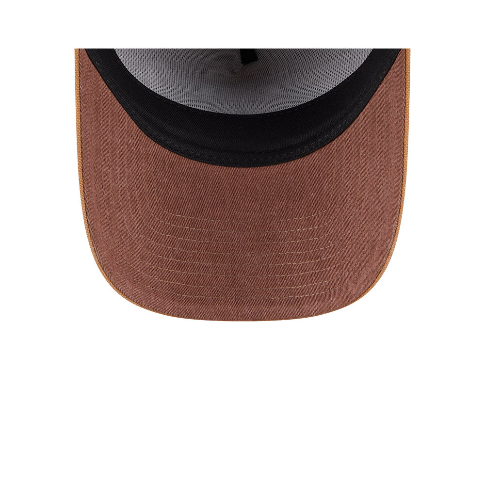 New Era หมวกรุ่น LOS ANGELES LAKERS WASHED CANVAS LIGHT BRONZE 9FORTY AF CAP