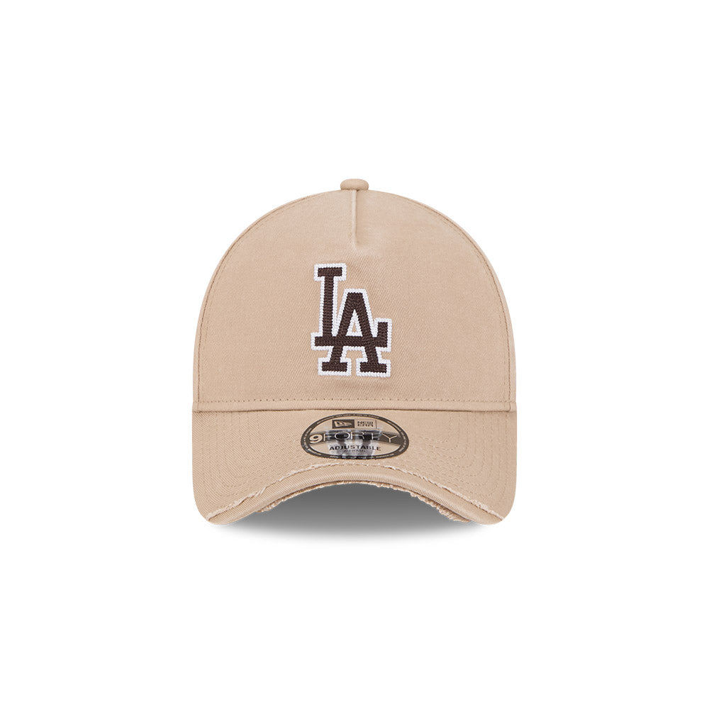 หมวกแก๊ป New Era รุ่น Los Angeles Dodgers Visor Distress Camel 9Forty AF Cap