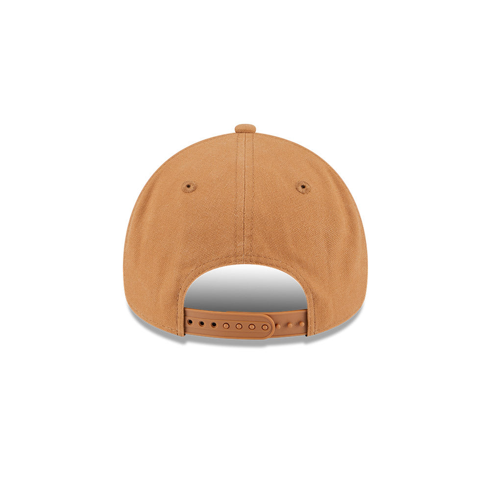 New Era หมวกรุ่น LOS ANGELES DODGERS WASHED CANVAS LIGHT BRONZE 9FORTY AF CAP