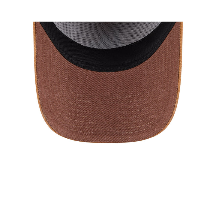 New Era หมวกรุ่น LOS ANGELES DODGERS WASHED CANVAS LIGHT BRONZE 9FORTY AF CAP