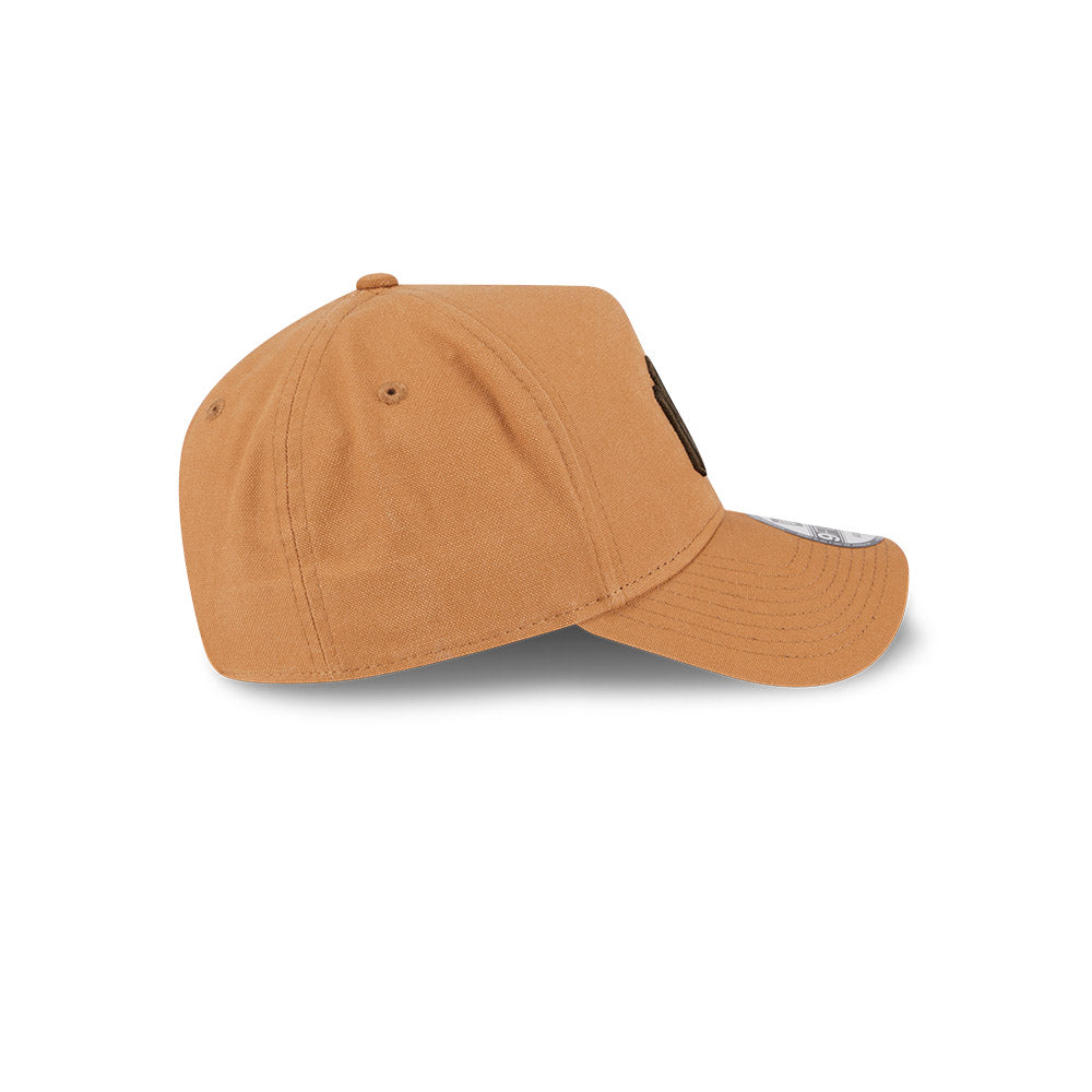 New Era หมวกรุ่น NEW YORK YANKEES WASHED CANVAS LIGHT BRONZE 9FORTY AF CAP