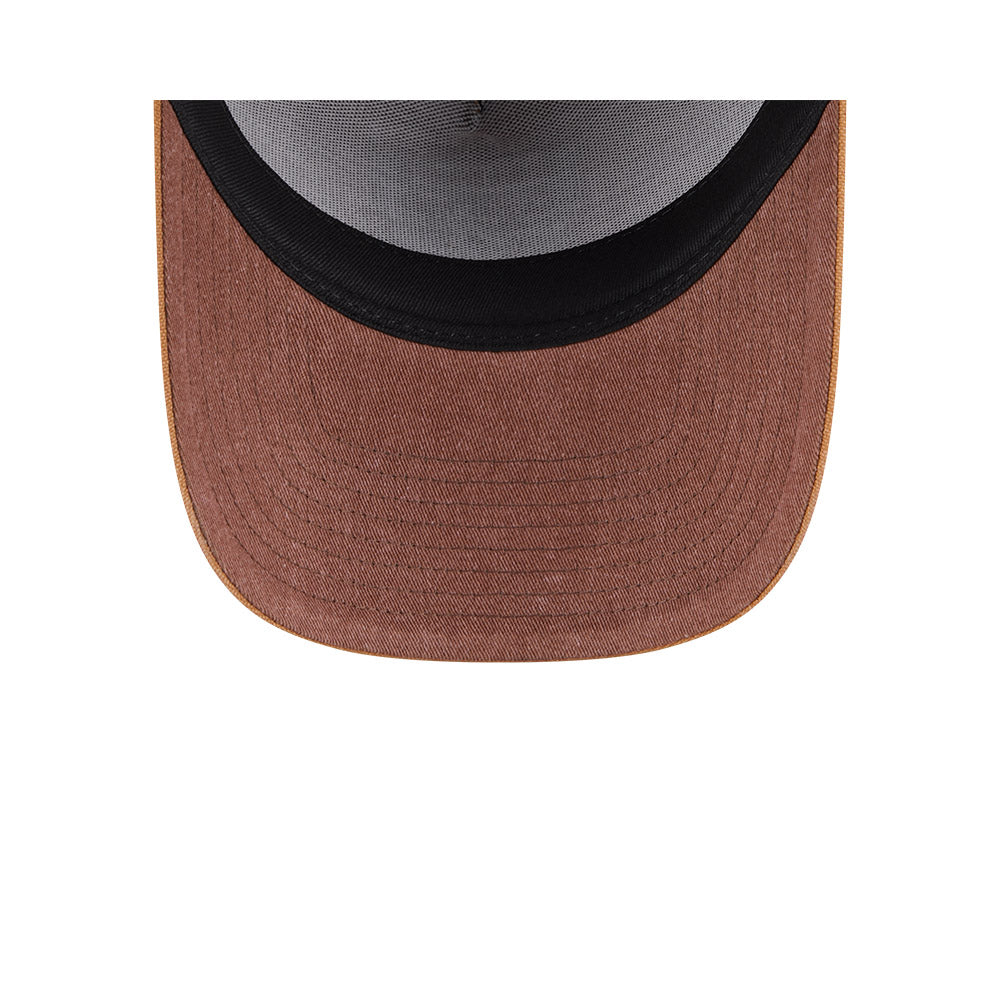 New Era หมวกรุ่น LAS VEGAS RAIDERS WASHED CANVAS LIGHT BRONZE 9FORTY AF CAP