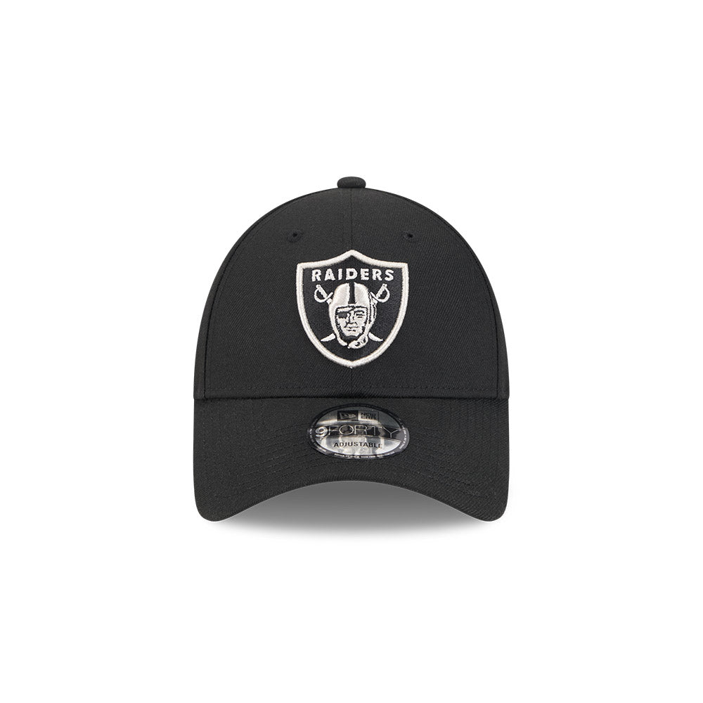 New Era หมวกรุ่น LAS VEGAS RAIDERS BLACK METALLIC PACK BLACK 9FORTY CAP