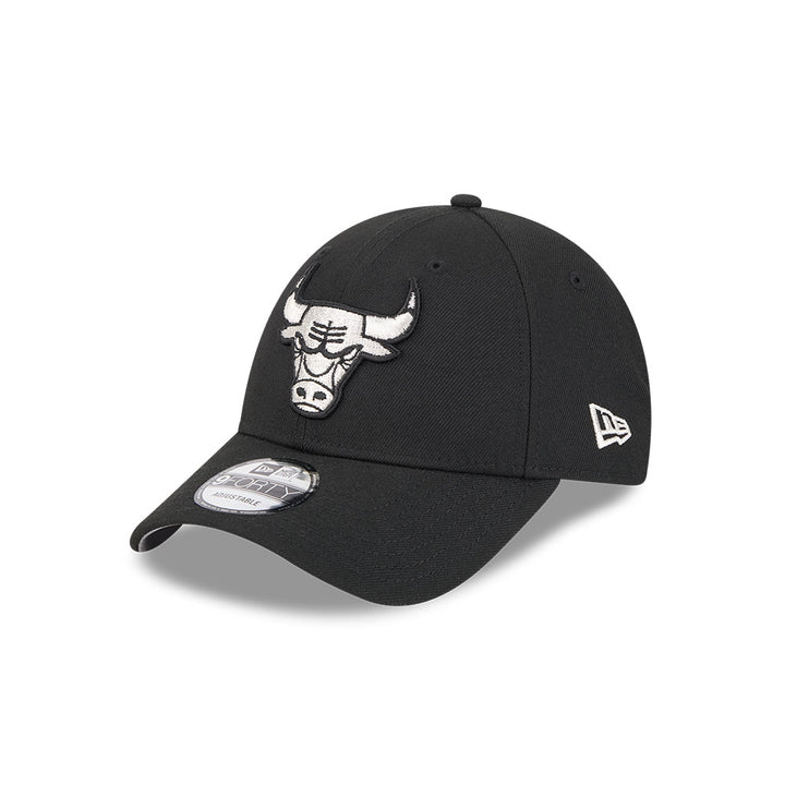New Era หมวกรุ่น CHICAGO BULLS BLACK METALLIC PACK BLACK 9FORTY CAP