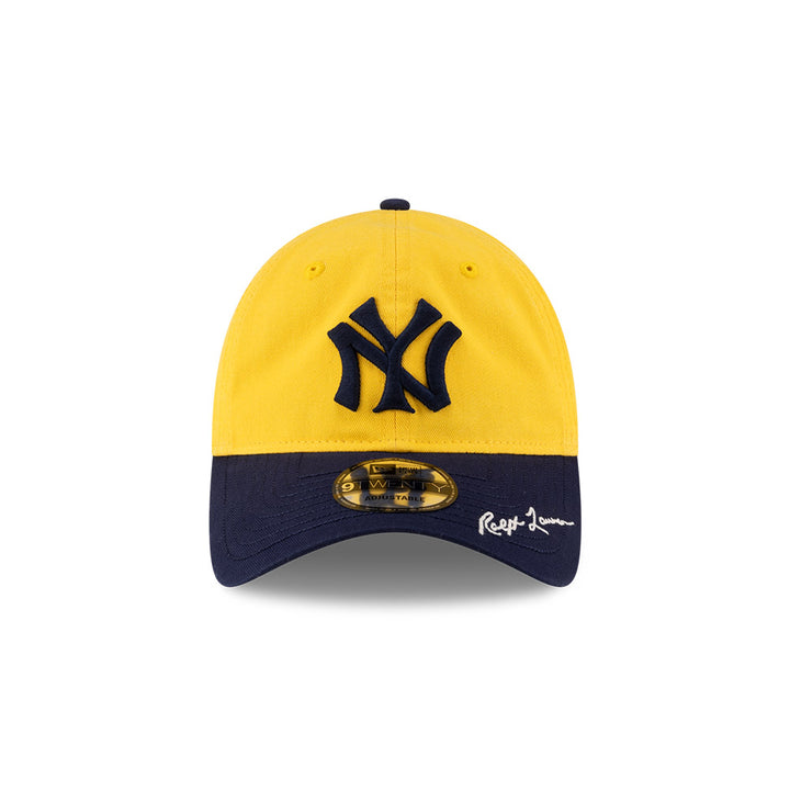 New Era หมวกรุ่น Ralph Lauren X Mlb New York Yankees Co Yellow And Black 9Twenty Cap
