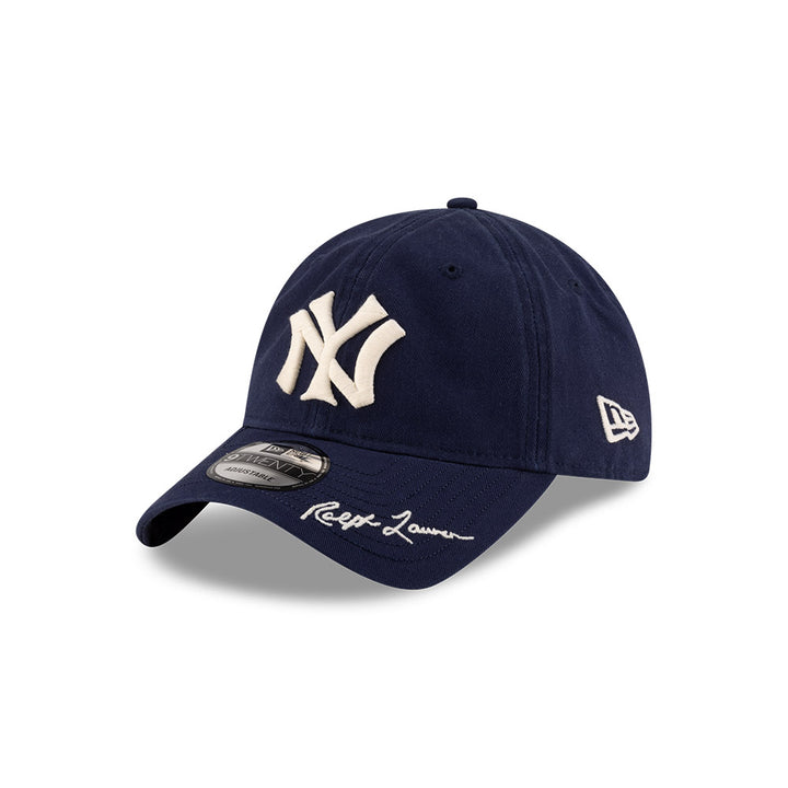 New Era หมวกรุ่น Ralph Lauren X Mlb New York Yankees Co Navy 9Twenty Cap