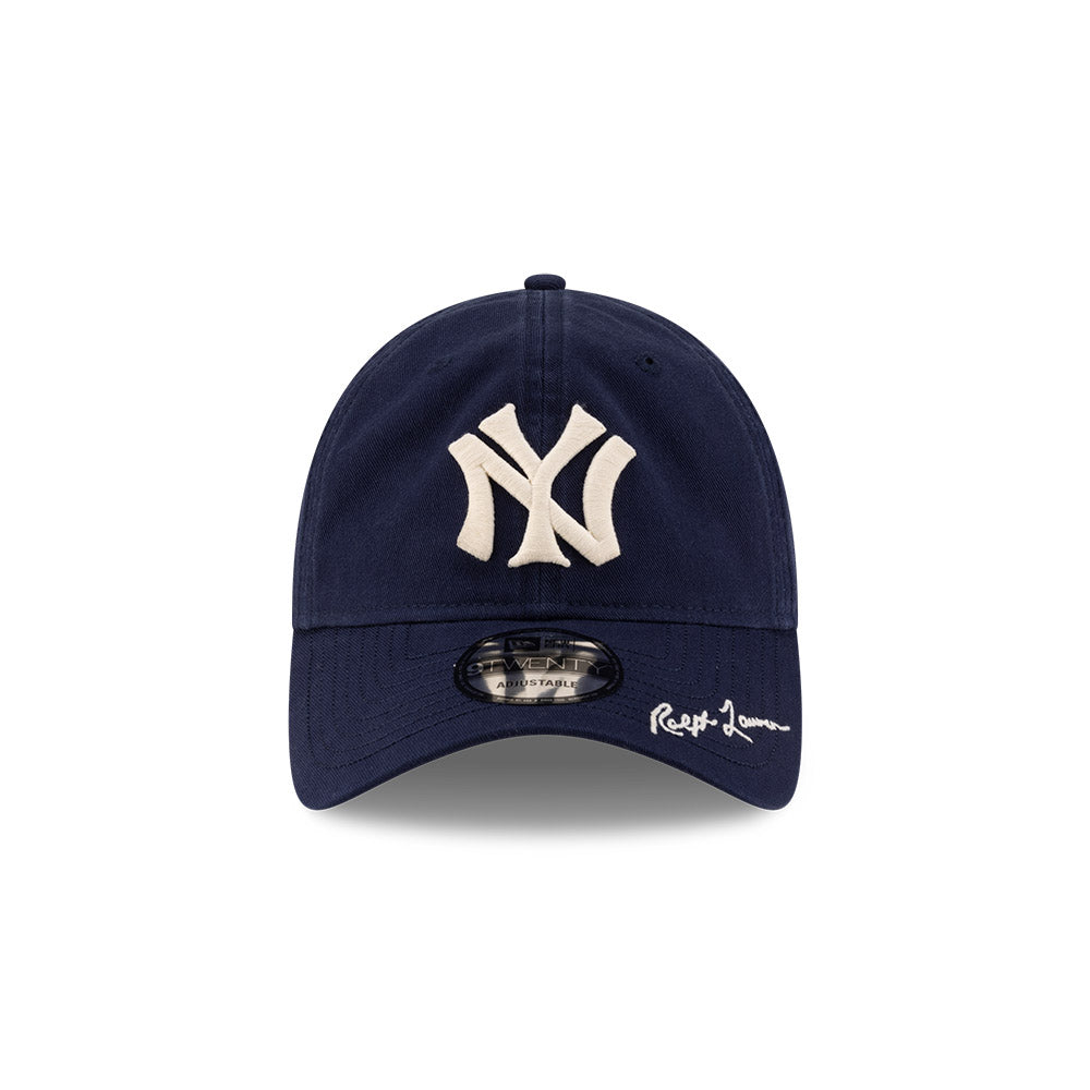New Era หมวกรุ่น Ralph Lauren X Mlb New York Yankees Co Navy 9Twenty Cap