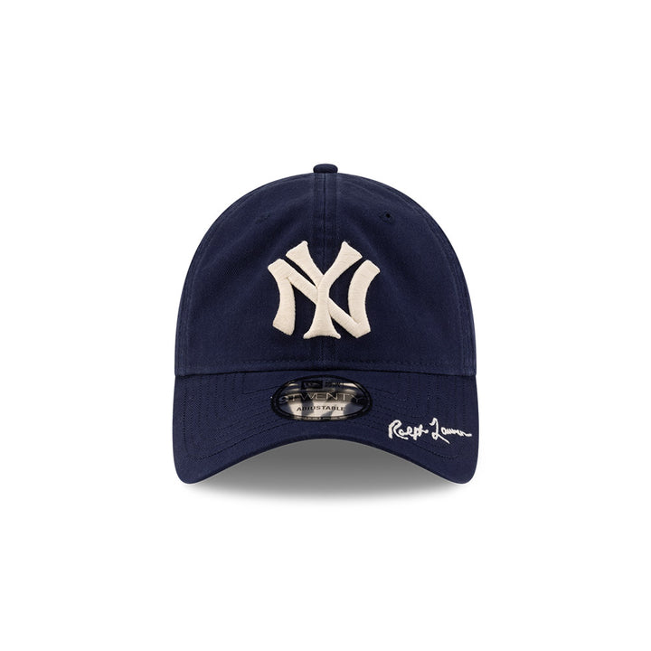 New Era หมวกรุ่น Ralph Lauren X Mlb New York Yankees Co Navy 9Twenty Cap