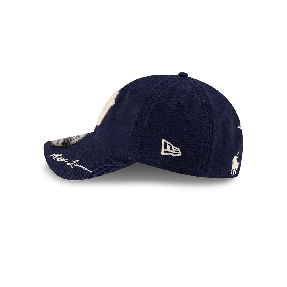 New Era หมวกรุ่น Ralph Lauren X Mlb New York Yankees Co Navy 9Twenty Cap
