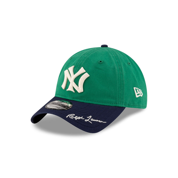 New Era หมวกรุ่น Ralph Lauren X Mlb New York Yankees Co Green And Navy 9Twenty Cap