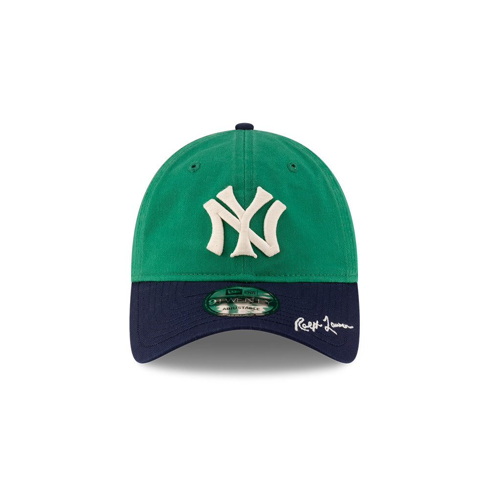 New Era หมวกรุ่น Ralph Lauren X Mlb New York Yankees Co Green And Navy 9Twenty Cap