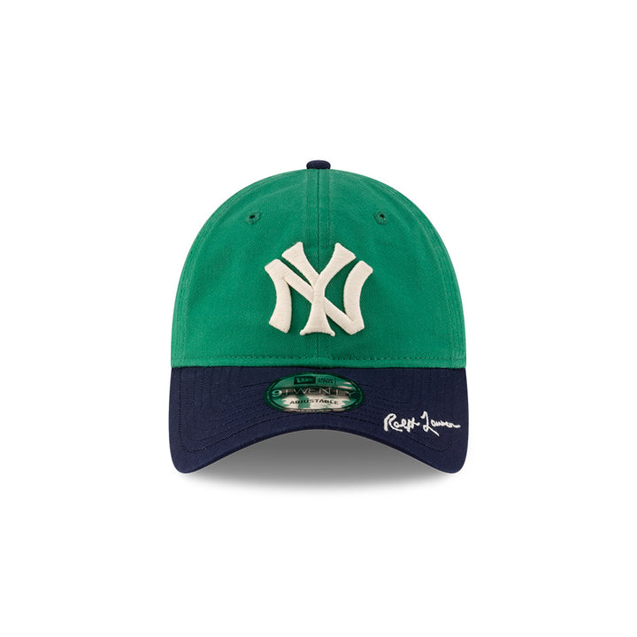 New Era หมวกรุ่น Ralph Lauren X Mlb New York Yankees Co Green And Navy 9Twenty Cap