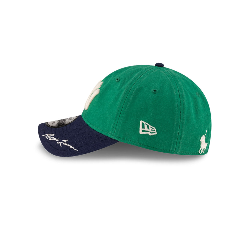 New Era หมวกรุ่น Ralph Lauren X Mlb New York Yankees Co Green And Navy 9Twenty Cap