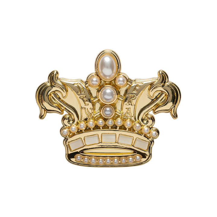 New Era เข็มติดหมวกรุ่น New Era 59FIFTY Day 2025 NE Crown Brooch Black and Gold Pin
